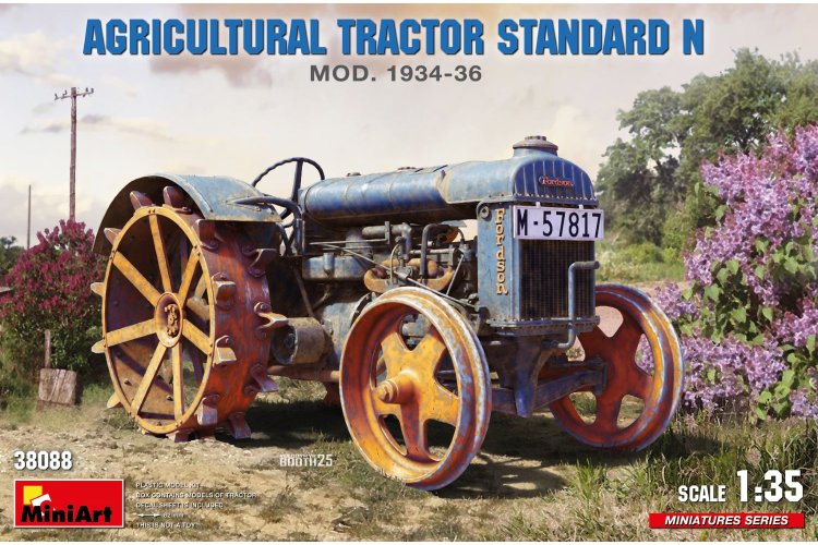 1:35 MiniArt 38088 Standard Fordson N Model 1934-36 - Agricultural Tractor - Min38088 1 - MIN38088
