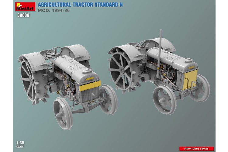 1:35 MiniArt 38088 Standard Fordson N Model 1934-36 - Agricultural Tractor - Min38088 4 - MIN38088