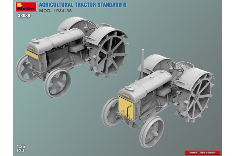 1:35 MiniArt 38088 Standard Fordson N Model 1934-36 - Agricultural Tractor - Min38088 5 - MIN38088