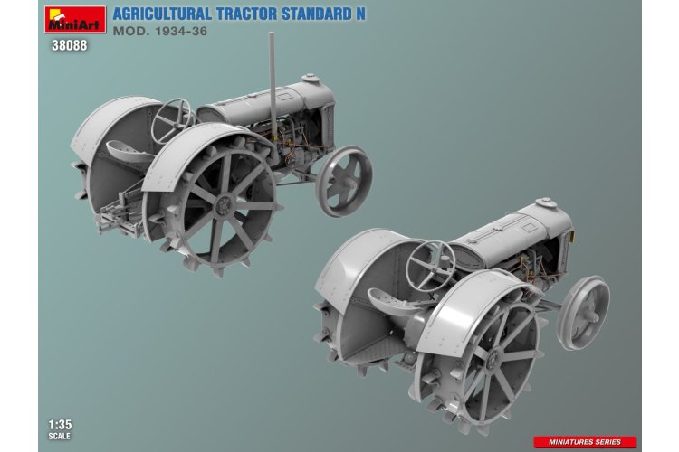 1:35 MiniArt 38088 Standard Fordson N Model 1934-36 - Agricultural Tractor - Min38088 6 - MIN38088