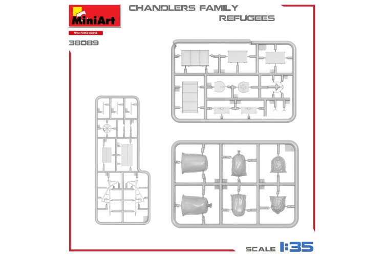 1:35 MiniArt 38089 Refugees - Chandler Family - Figures - Min38089 2 - MIN38089