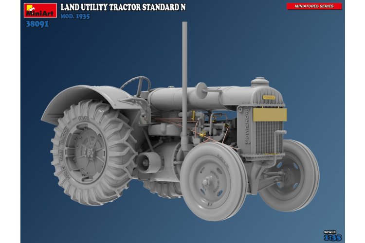1:35 MiniArt 38091 Land Utility Tractor Standaard Fordson N - Landbouwvoertuig - Min38091 3 - MIN38091