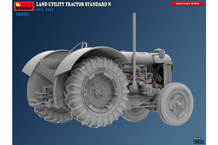 1:35 MiniArt 38091 Land Utility Tractor Standaard Fordson N - Landbouwvoertuig - Min38091 4 - MIN38091