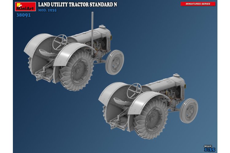 1:35 MiniArt 38091 Land Utility Tractor Standaard Fordson N - Landbouwvoertuig - Min38091 9 - MIN38091