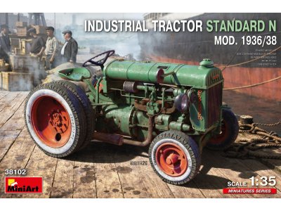 1:35 MiniArt 38102 Fordson Standard N Industrial Tractor Mod. 1936/38 - Britse Tractor - Min38102 1 - MIN38102