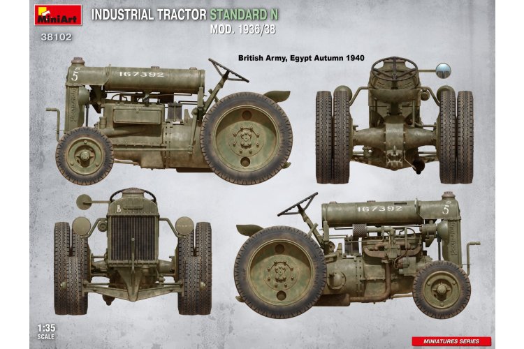 1:35 MiniArt 38102 Fordson Standard N Industrial Tractor Mod. 1936/38 - Britse Tractor - Min38102 13 - MIN38102