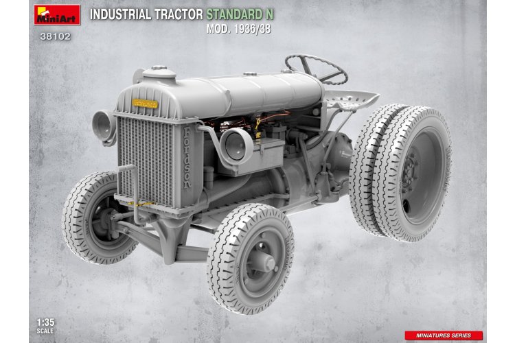 1:35 MiniArt 38102 Fordson Standard N Industrial Tractor Mod. 1936/38 - Britse Tractor - Min38102 3 - MIN38102