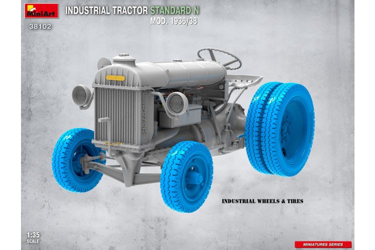 1:35 MiniArt 38102 Fordson Standard N Industrial Tractor Mod. 1936/38 - Britse Tractor - Min38102 5 - MIN38102
