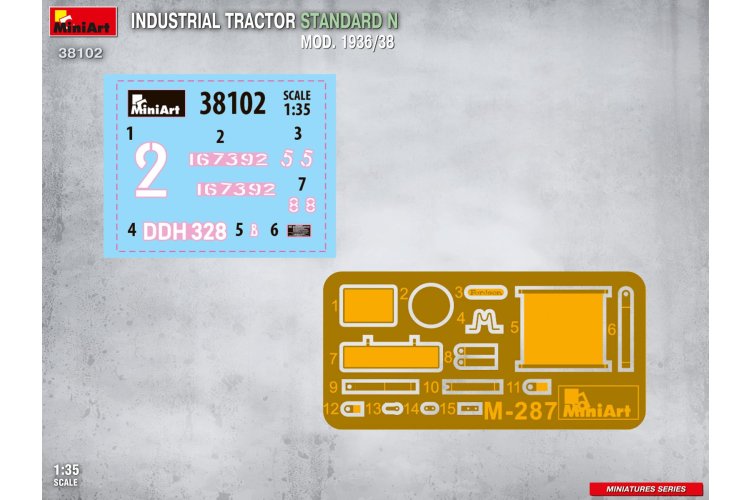 1:35 MiniArt 38102 Fordson Standard N Industrial Tractor Mod. 1936/38 - Britse Tractor - Min38102 9 - MIN38102