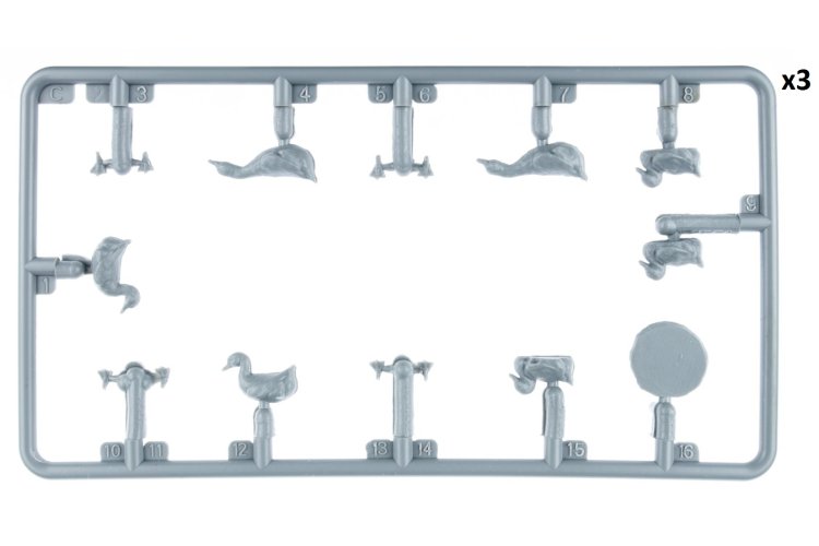1:35 MiniArt 38114 Ducks and Geese for Diorama &ndash; 33 Birds - Min38114 3 - MIN38114