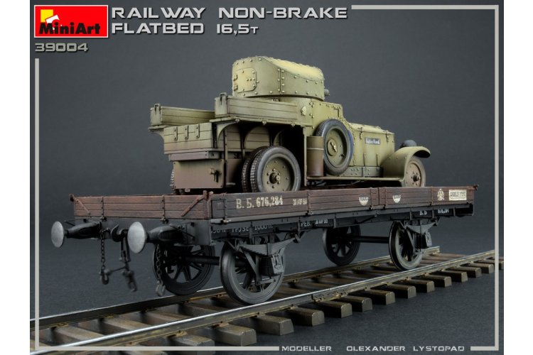 1:35 MiniArt 39004 Railway Non-Brake Flatbed 16,5 T. - Min39004 4 - MIN39004