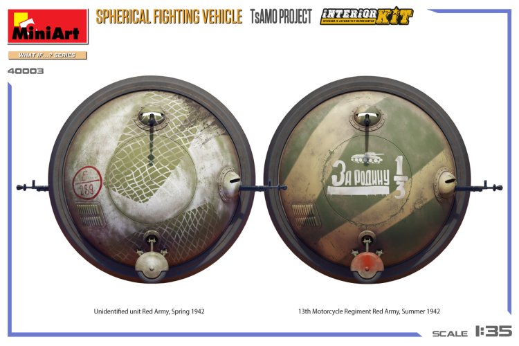 1:35 MiniArt 40003 Sferisch gevechtsvoertuig - TsAMO PROJECT - Militair Fictievoertuig - What If Series - Min40003 4 - MIN40003