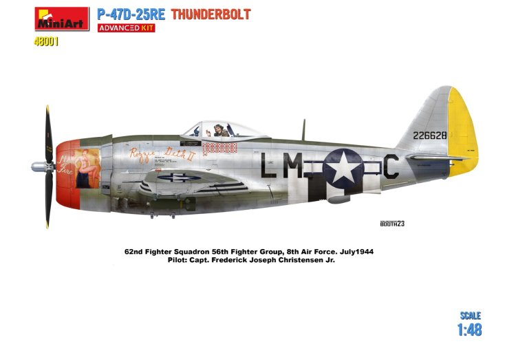 1:48 MiniArt 48001 P-47D-25RE Thunderbolt - Advanced Kit - Min48001 side views 2 - MIN48001