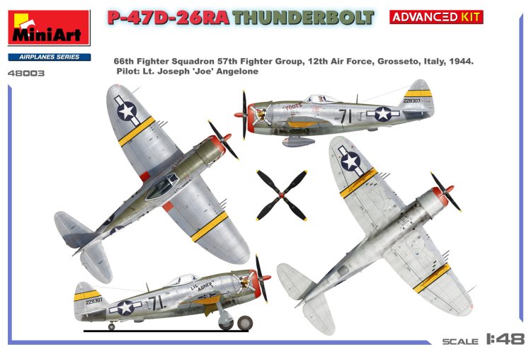 1:48 MiniArt 48003 Republic P-47D-26RA Thunderbolt Bubbletop - Advanced Kit - Min48003 2 - MIN48003