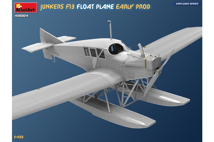 1:48 MiniArt 48004 Junkers F13 Watervliegtuig - Vroege Productie - Min48004 3 - MIN48004