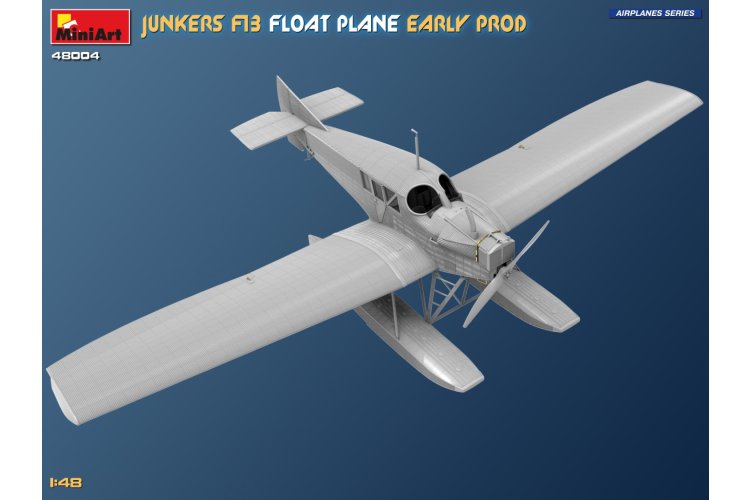 1:48 MiniArt 48004 Junkers F13 Watervliegtuig - Vroege Productie - Min48004 4 - MIN48004