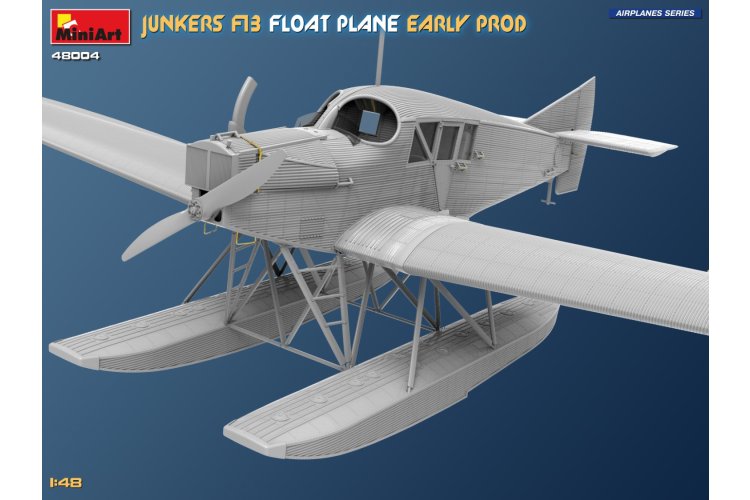 1:48 MiniArt 48004 Junkers F13 Watervliegtuig - Vroege Productie - Min48004 8 - MIN48004