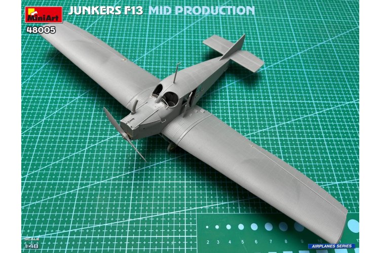 1:48 MiniArt 48005 Junkers F13. Middelste productie - Duitse, Poolse, Zwitserse dienst - Propeller Vliegtuig - Min48005 13 - MIN48005