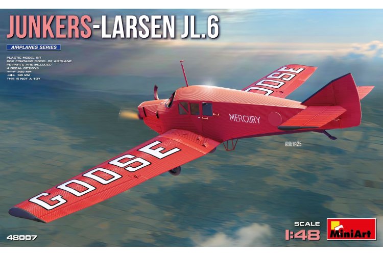 1:48 MiniArt 48007 Junkers-Larsen JL.6 - American Aircraft - Min48007 1 - MIN48007