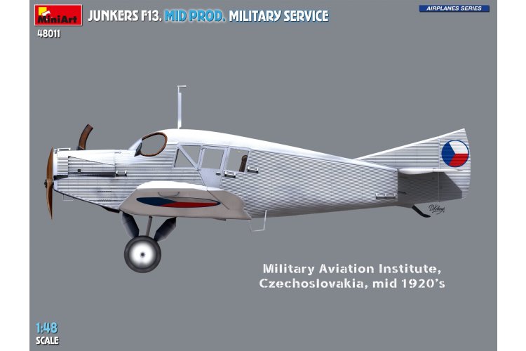 1:48 MiniArt 48011 Junkers F.13 Mid Production Military Service &ndash; German Propeller Aircraft - Min48011 4 - MIN48011