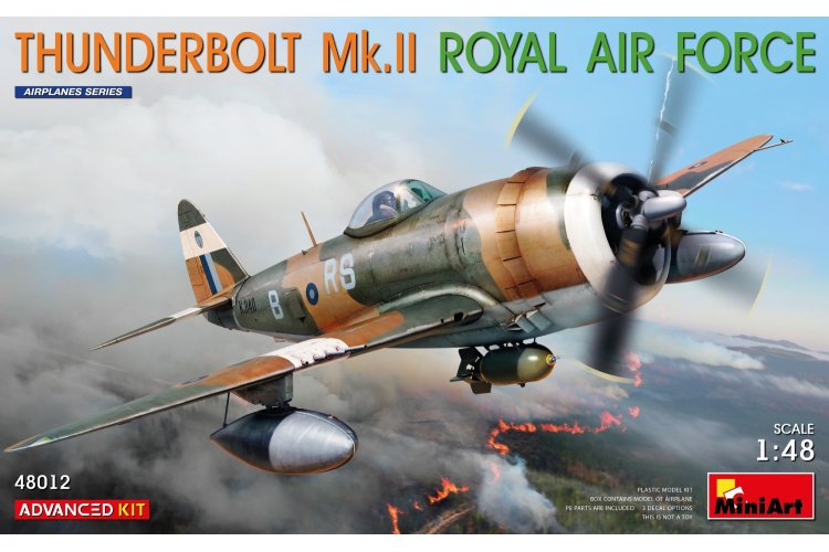 1:48 MiniArt 48012 Republic P-47 Thunderbolt Mk.II Royal Air Force - Advanced Kit - Min48012 1 - MIN48012