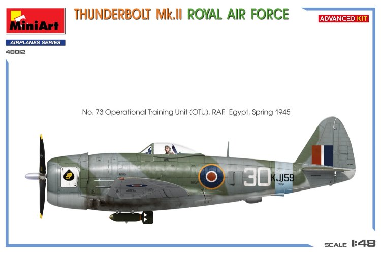 1:48 MiniArt 48012 Republic P-47 Thunderbolt Mk.II Royal Air Force - Advanced Kit - Min48012 6 - MIN48012