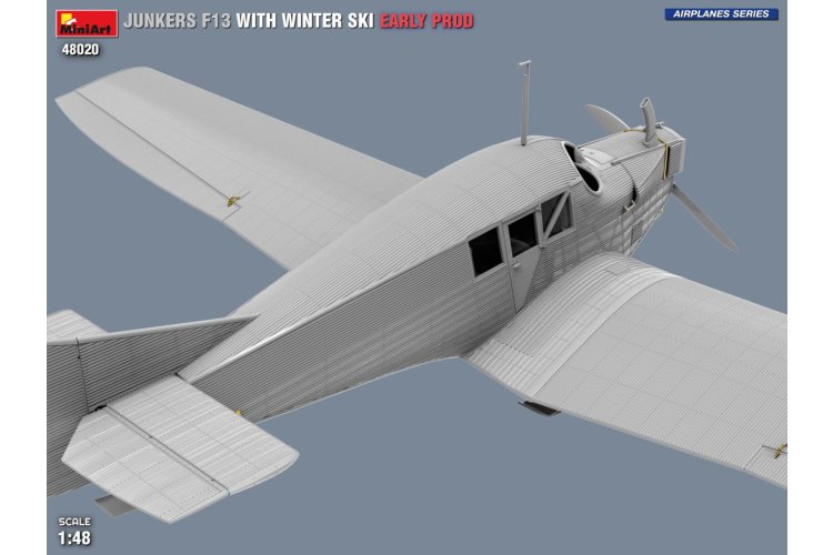 1:48 MiniArt 48020 Junkers F13 with Winter Skis - Early Production - Propeller Aircraft - Min48020 11 - MIN48020