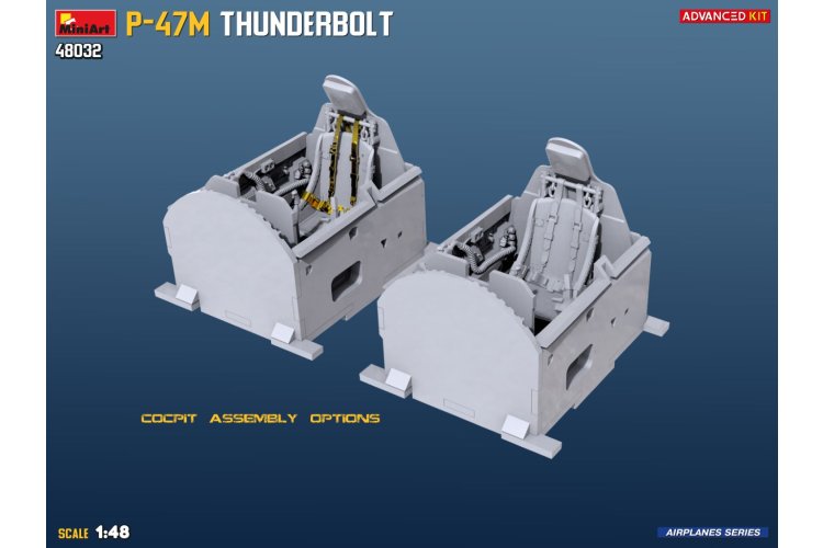 1:48 MiniArt 48032 Republic P-47M Thunderbolt WWII - Advanced Kit - Amerikaans Vliegtuig - Min48032 11 - MIN48032