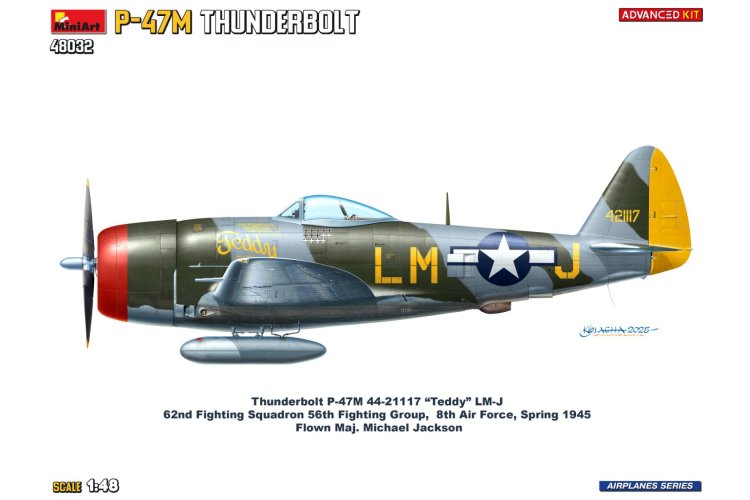 1:48 MiniArt 48032 Republic P-47M Thunderbolt WWII - Advanced Kit - Amerikaans Vliegtuig - Min48032 12 - MIN48032