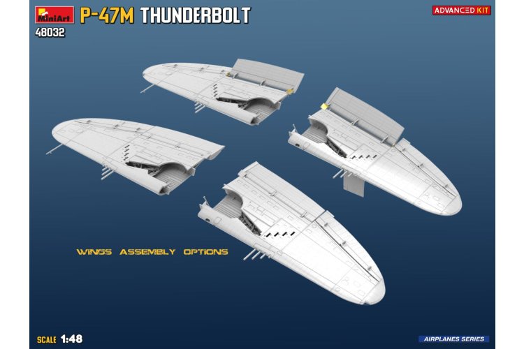 1:48 MiniArt 48032 Republic P-47M Thunderbolt WWII - Advanced Kit - Amerikaans Vliegtuig - Min48032 6 - MIN48032