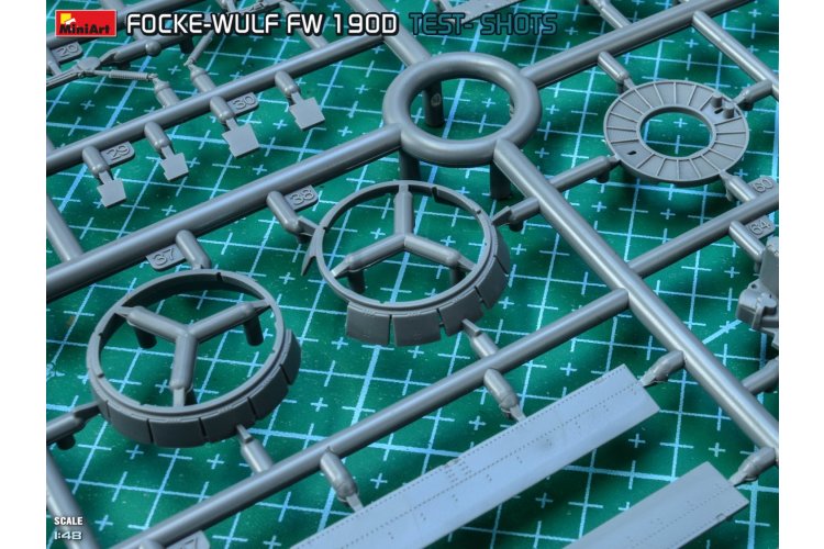 1:48 MiniArt 48040 Focke-Wulf Fw 190D-9 - Mimetall Prod. JG 301. Basic Kit - Duits Propellervliegtuig - Min48040 12 - MIN48040