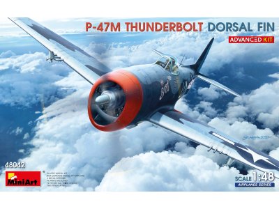 1:48 MiniArt 48042 Republic P-47M Thunderbolt Dorsal Fin WWII - Advanced Kit - Amerikaans Jachtvliegtuig - Min48042 1 - MIN48042