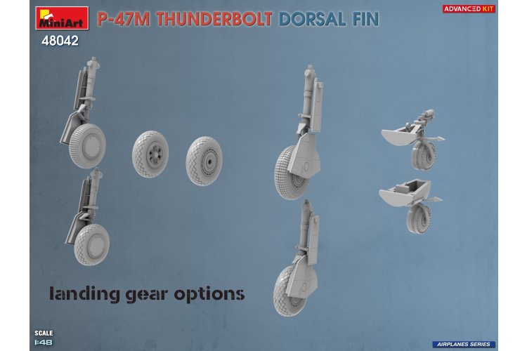 1:48 MiniArt 48042 Republic P-47M Thunderbolt Dorsal Fin WWII - Advanced Kit - Amerikaans Jachtvliegtuig - Min48042 10 - MIN48042