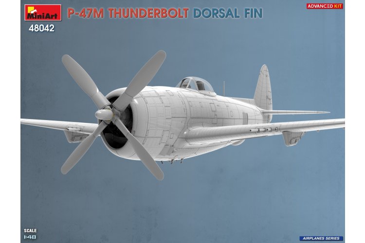 1:48 MiniArt 48042 Republic P-47M Thunderbolt Dorsal Fin WWII - Advanced Kit - Amerikaans Jachtvliegtuig - Min48042 11 - MIN48042
