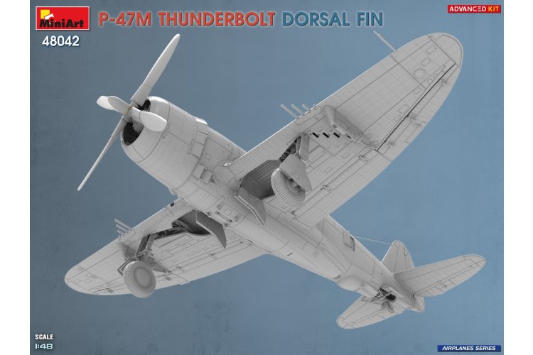 1:48 MiniArt 48042 Republic P-47M Thunderbolt Dorsal Fin WWII - Advanced Kit - Amerikaans Jachtvliegtuig - Min48042 4 - MIN48042