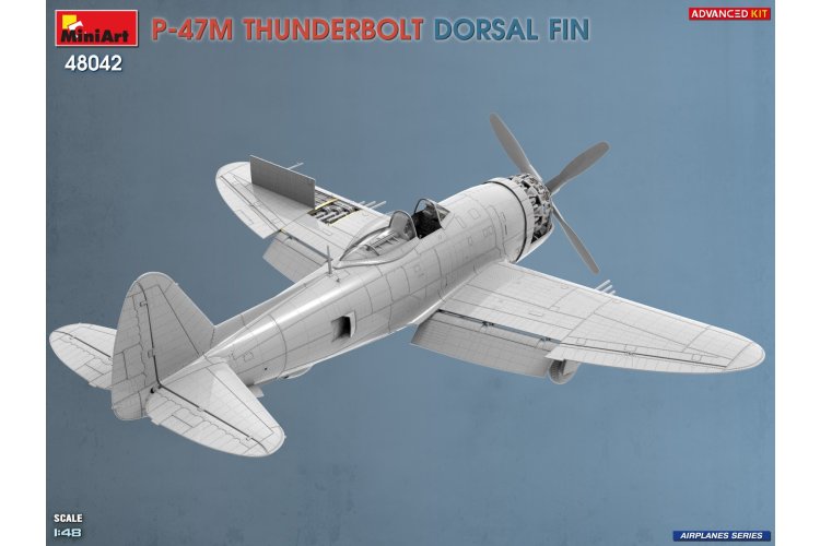 1:48 MiniArt 48042 Republic P-47M Thunderbolt Dorsal Fin WWII - Advanced Kit - Amerikaans Jachtvliegtuig - Min48042 6 - MIN48042