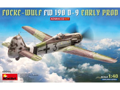 1:48 MiniArt 48044 Focke-Wulf Fw 190D-9 Early Production WWII - Advanced Kit - Duits Propellervliegtuig - Min48044 1 - MIN48044