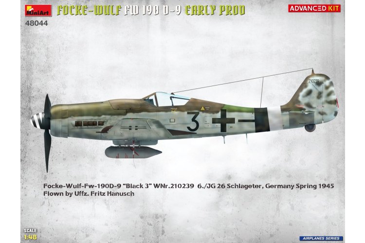 1:48 MiniArt 48044 Focke-Wulf Fw 190D-9 Early Production WWII &ndash; Advanced Kit &ndash; German Propeller Aircraft - Min48044 2 - MIN48044