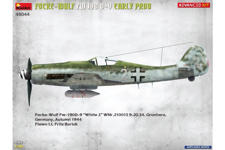 1:48 MiniArt 48044 Focke-Wulf Fw 190D-9 Early Production WWII &ndash; Advanced Kit &ndash; German Propeller Aircraft - Min48044 4 - MIN48044