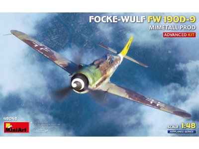 1:48 MiniArt 48048 Focke-Wulf FW 190D-9 Mimetall Prod - Advanced Kit - Duits Propellervliegtuig - Min48048 1 - MIN48048