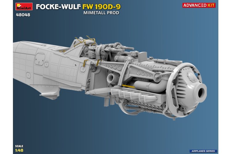 1:48 MiniArt 48048 Focke-Wulf FW 190D-9 Mimetall Prod - Advanced Kit - Duits Propellervliegtuig - Min48048 13 - MIN48048