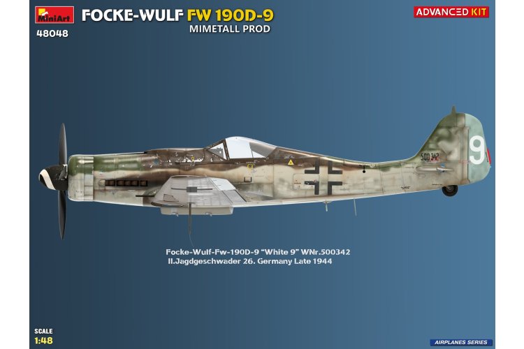 1:48 MiniArt 48048 Focke-Wulf FW 190D-9 Mimetall Prod - Advanced Kit - Duits Propellervliegtuig - Min48048 17 - MIN48048