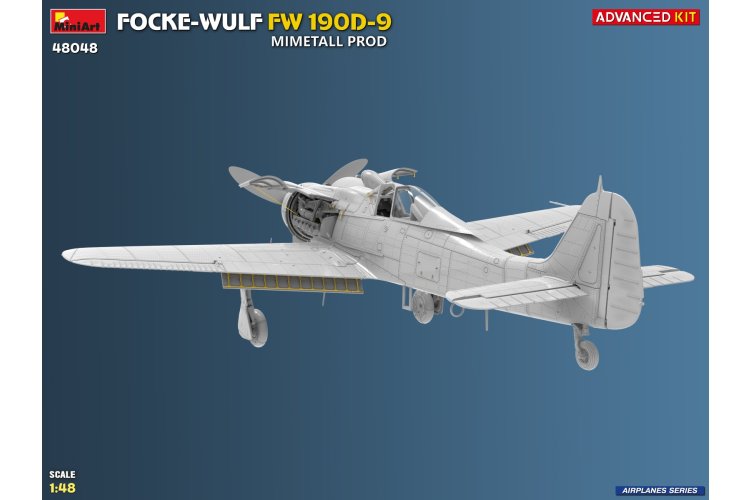 1:48 MiniArt 48048 Focke-Wulf FW 190D-9 Mimetall Prod - Advanced Kit - Duits Propellervliegtuig - Min48048 3 - MIN48048