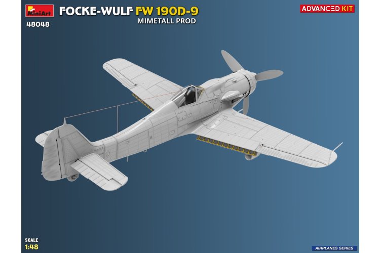 1:48 MiniArt 48048 Focke-Wulf FW 190D-9 Mimetall Prod - Advanced Kit - Duits Propellervliegtuig - Min48048 4 - MIN48048