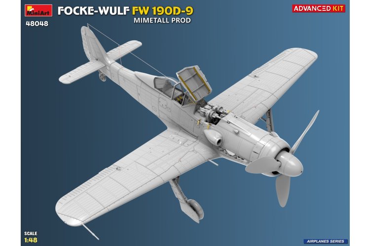 1:48 MiniArt 48048 Focke-Wulf FW 190D-9 Mimetall Prod - Advanced Kit - Duits Propellervliegtuig - Min48048 5 - MIN48048