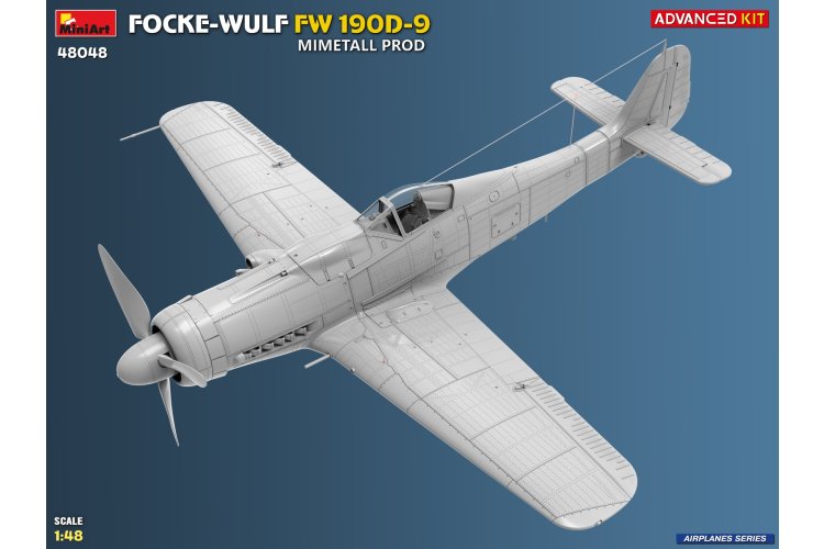 1:48 MiniArt 48048 Focke-Wulf FW 190D-9 Mimetall Prod - Advanced Kit - Duits Propellervliegtuig - Min48048 6 - MIN48048