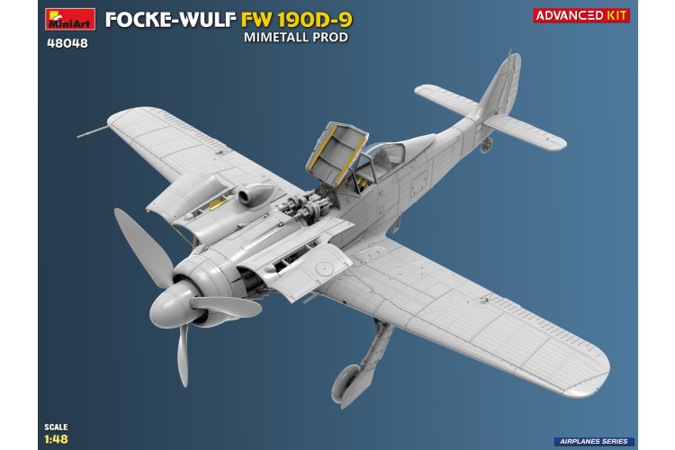 1:48 MiniArt 48048 Focke-Wulf FW 190D-9 Mimetall Prod - Advanced Kit - Duits Propellervliegtuig - Min48048 7 - MIN48048