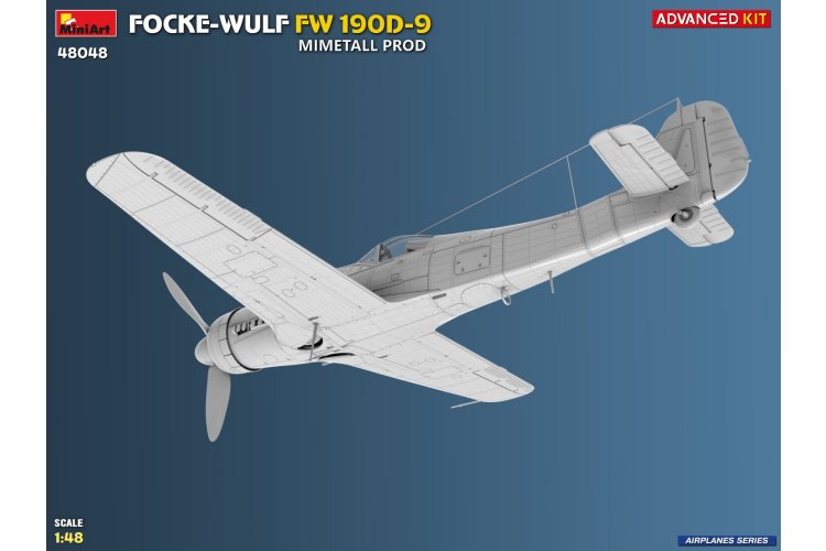 1:48 MiniArt 48048 Focke-Wulf FW 190D-9 Mimetall Prod - Advanced Kit - Duits Propellervliegtuig - Min48048 8 - MIN48048