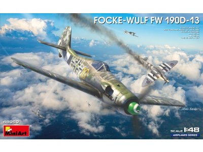 1:48 MiniArt 48050 Focke-Wulf Fw 190D-13 WWII - Duits Jachtvliegtuig - Min48050 1 - MIN48050