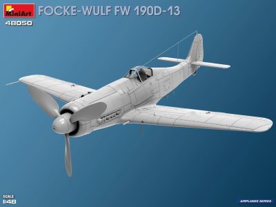 1:48 MiniArt 48050 Focke-Wulf Fw 190D-13 WWII - Duits Jachtvliegtuig - Min48050 2 - MIN48050